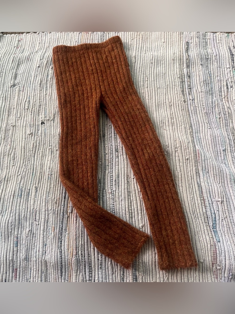 Oeuf 100% Baby Alpaca Legging 4-5 boys girls